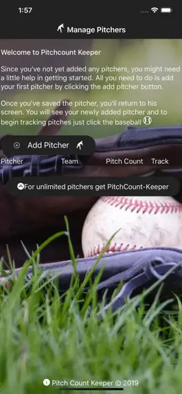 Game screenshot PitchCount-Keeper-Lite mod apk