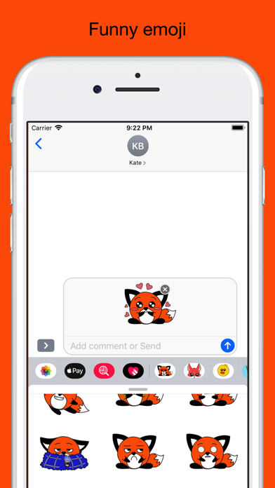 Fox emoji & Stickers foxy screenshot 3