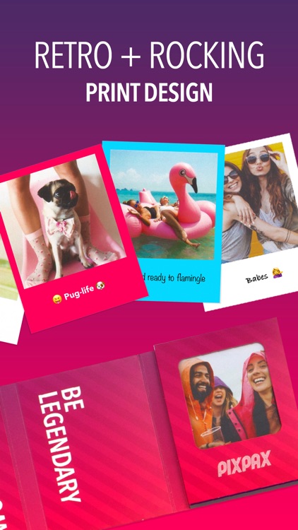 PixPax Free Retro Photo Prints