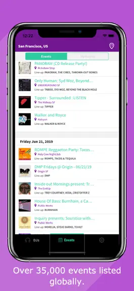 Game screenshot The DJ List - Profiles, Music hack