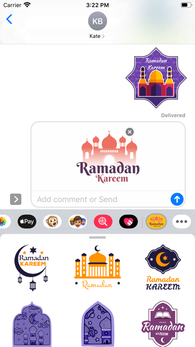 Ramadan Happy Raya Stickers screenshot 3