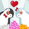 You will witness all the stages of love of these Cute Penguin Couple