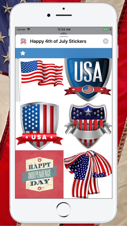 Happy 4th of July Stickers ! screenshot-6