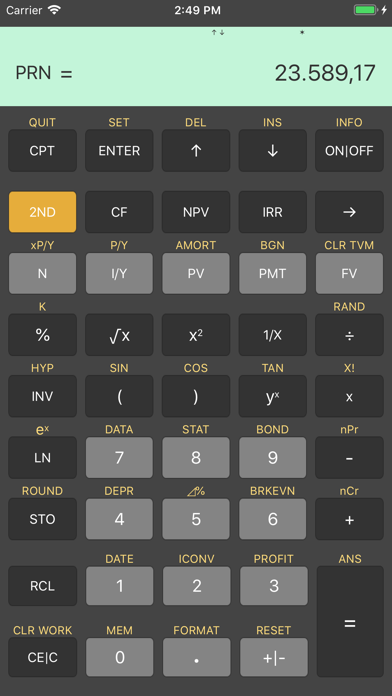 BA II Plus Calculator screenshot 2