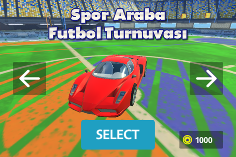 Sport Car Soccer Tournament 3D screenshot 2