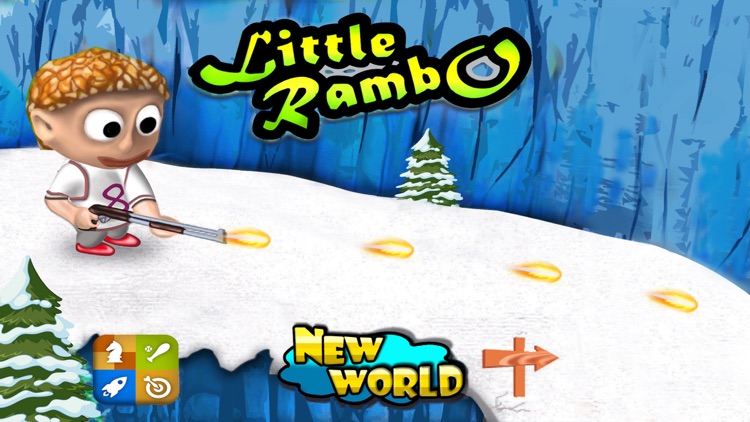 Little Rambo Shooting & Racing screenshot-3