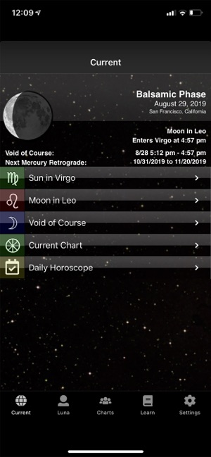 Horoscope Birth Chart App