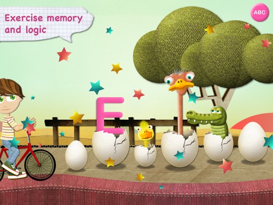 ABC Ride: Learn the alphabet iPad app afbeelding 5