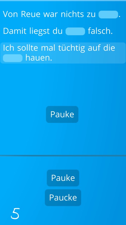 Fokus-Game Deutsch