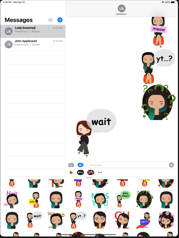 Screenshot #4 pour Lady bossmoji