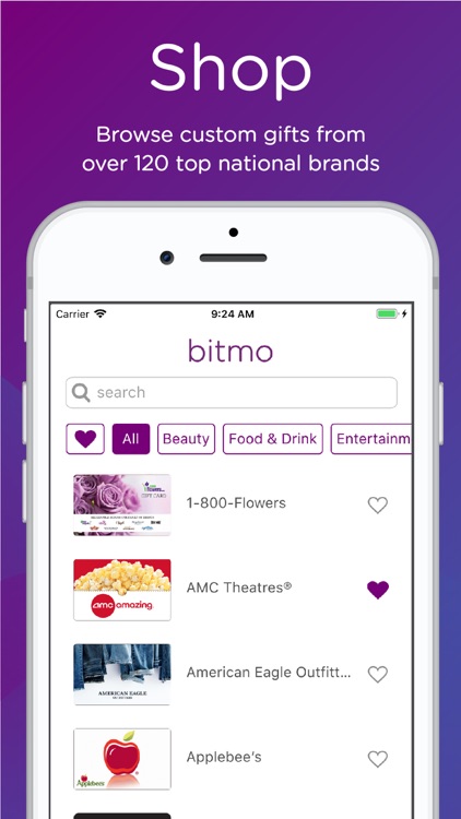 Bitmo - The better way to gift