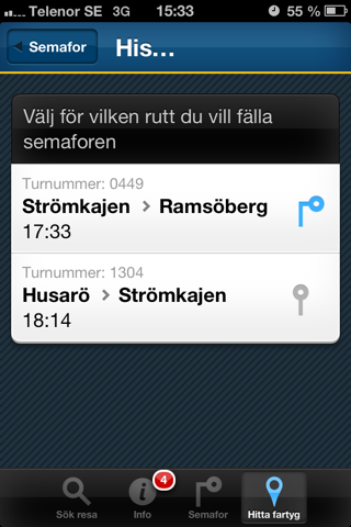 Waxholmsbolaget screenshot 3