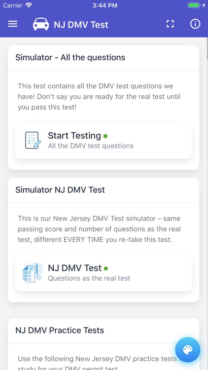 NJ DMV Test