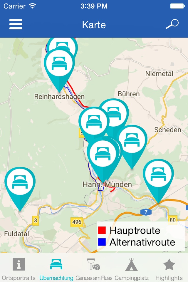 Offizielle Weser-Radweg-App screenshot 3