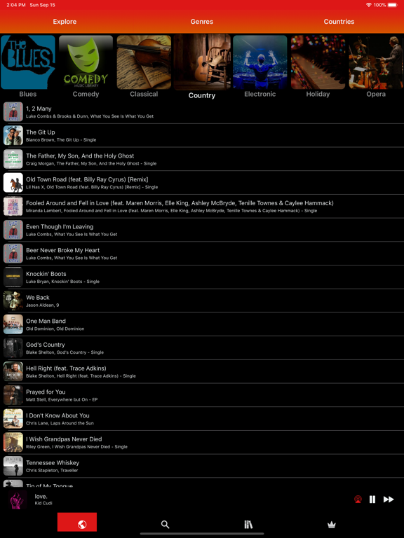 iPad Image of Musi - Simple Music Streaming.