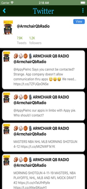 ARMCHAIR QUARTERBACKS APP(圖3)-速報App