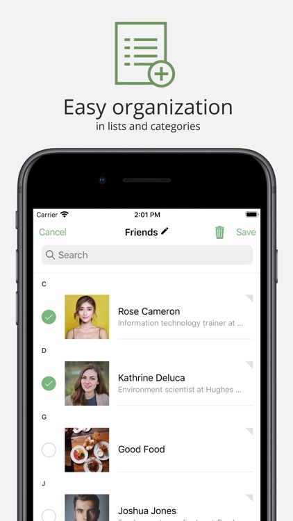 everoo - contacts up to date