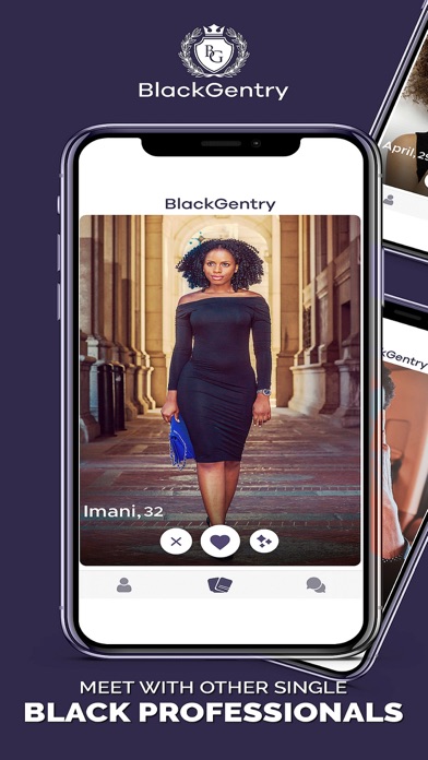 BlackGentry: Black Dating Appのおすすめ画像1