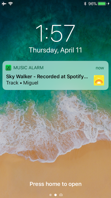 Music Alarm Clock. Screenshot 3