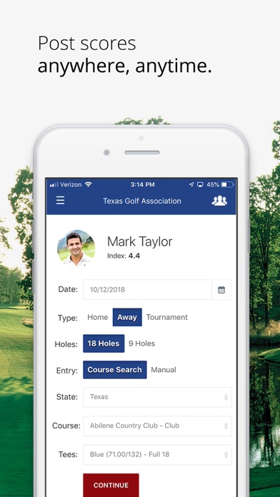 Texas Golf Association App screenshot 3