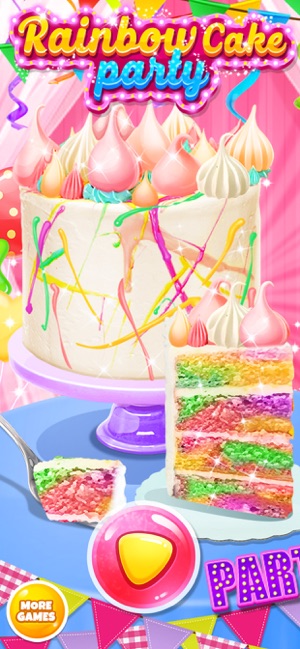 Rainbow Pastel Cake