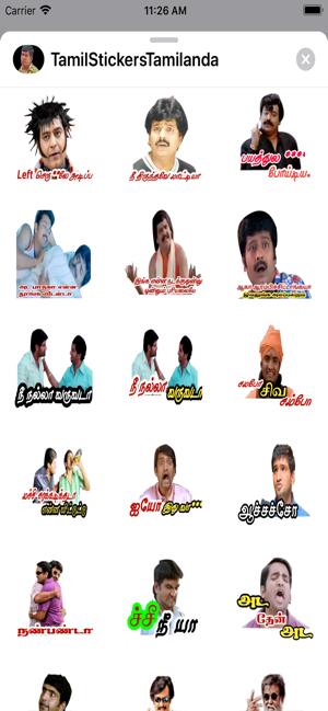 Tamil Tamilanda Stickers Pack(圖4)-速報App