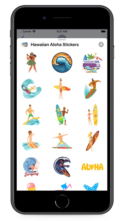 Hawaiian Aloha Stickers screenshot-3