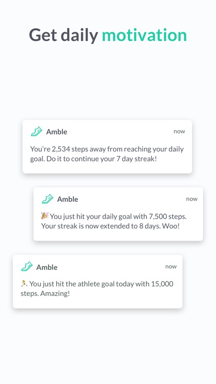 Amble - Better walking habits screenshot-4