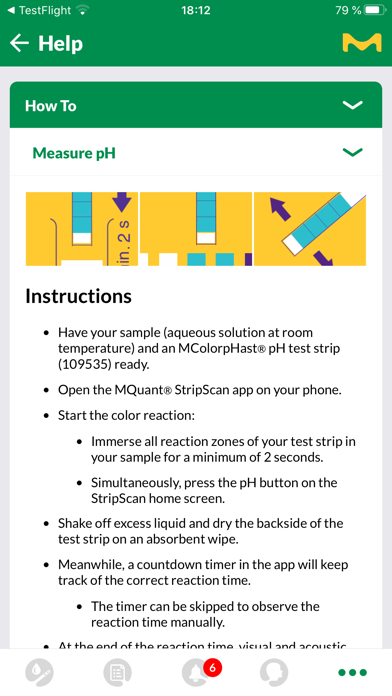MQuant® StripScan screenshot 2