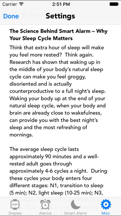 Smart Alarm Sleep cycle saving screenshot-4