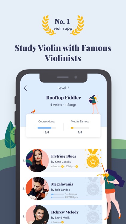 Trala: Learn Violin screenshot-0
