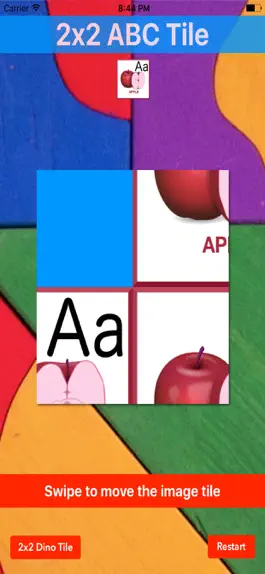 Game screenshot Best 2x2 ABC Tile for Toddler apk