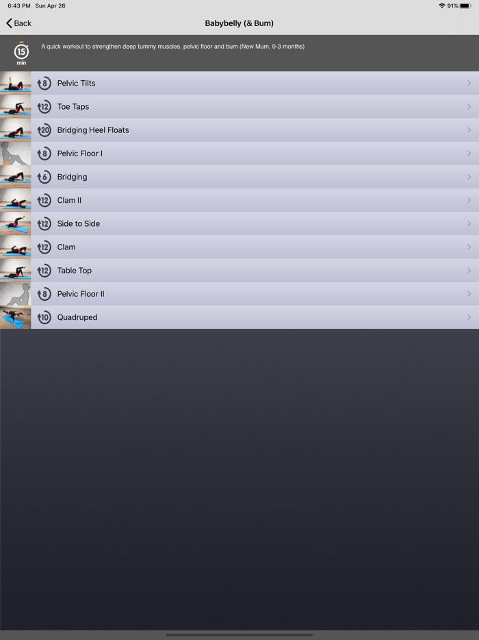 Postnatal Pilates Lite