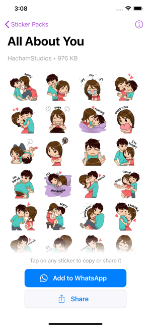 Stickers Love Story(圖2)-速報App