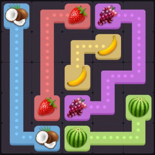 Fruit Puzzle Ninja: Line Link Icon
