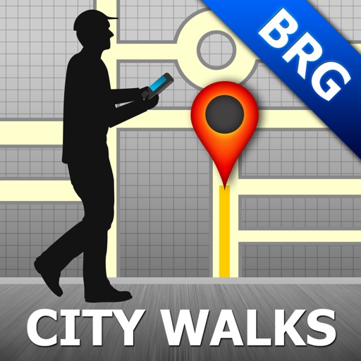 Brugge Map & Walks (F)