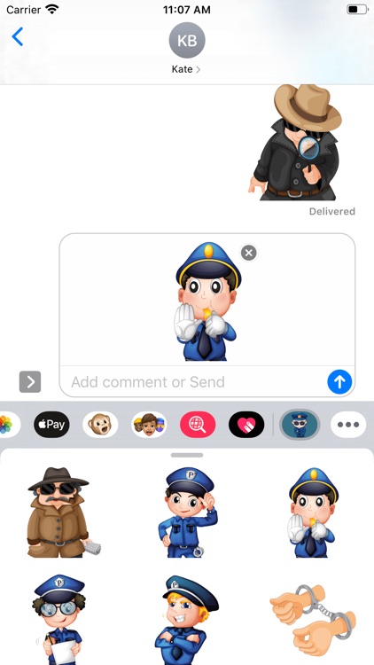 Policeman Stickers