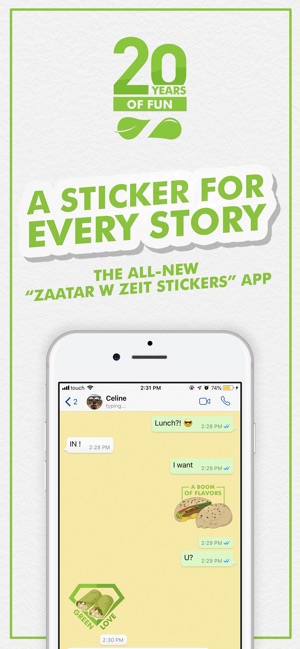 Zaatar w Zeit Stickers