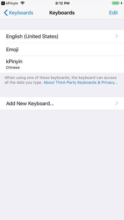 kPinyin - Pinyin Keyboard screenshot-3