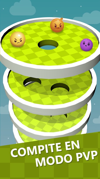 Fall Down Golf: helix tower