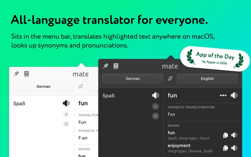 Mate Translate Screenshot