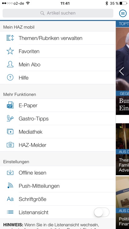 HAZ mobil screenshot-4