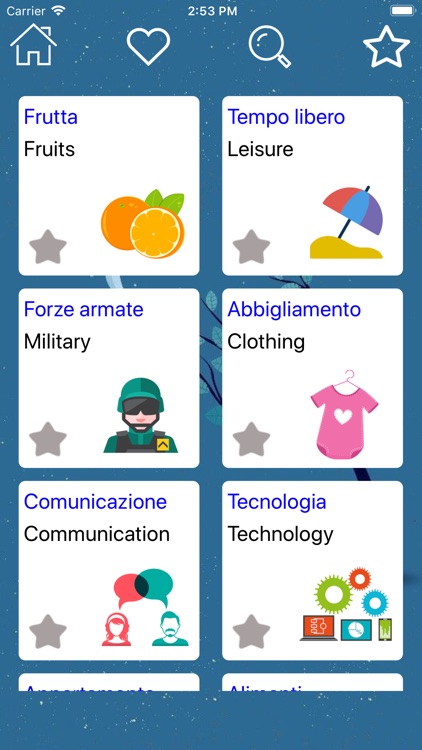 Italian Vocabulary & Phrase