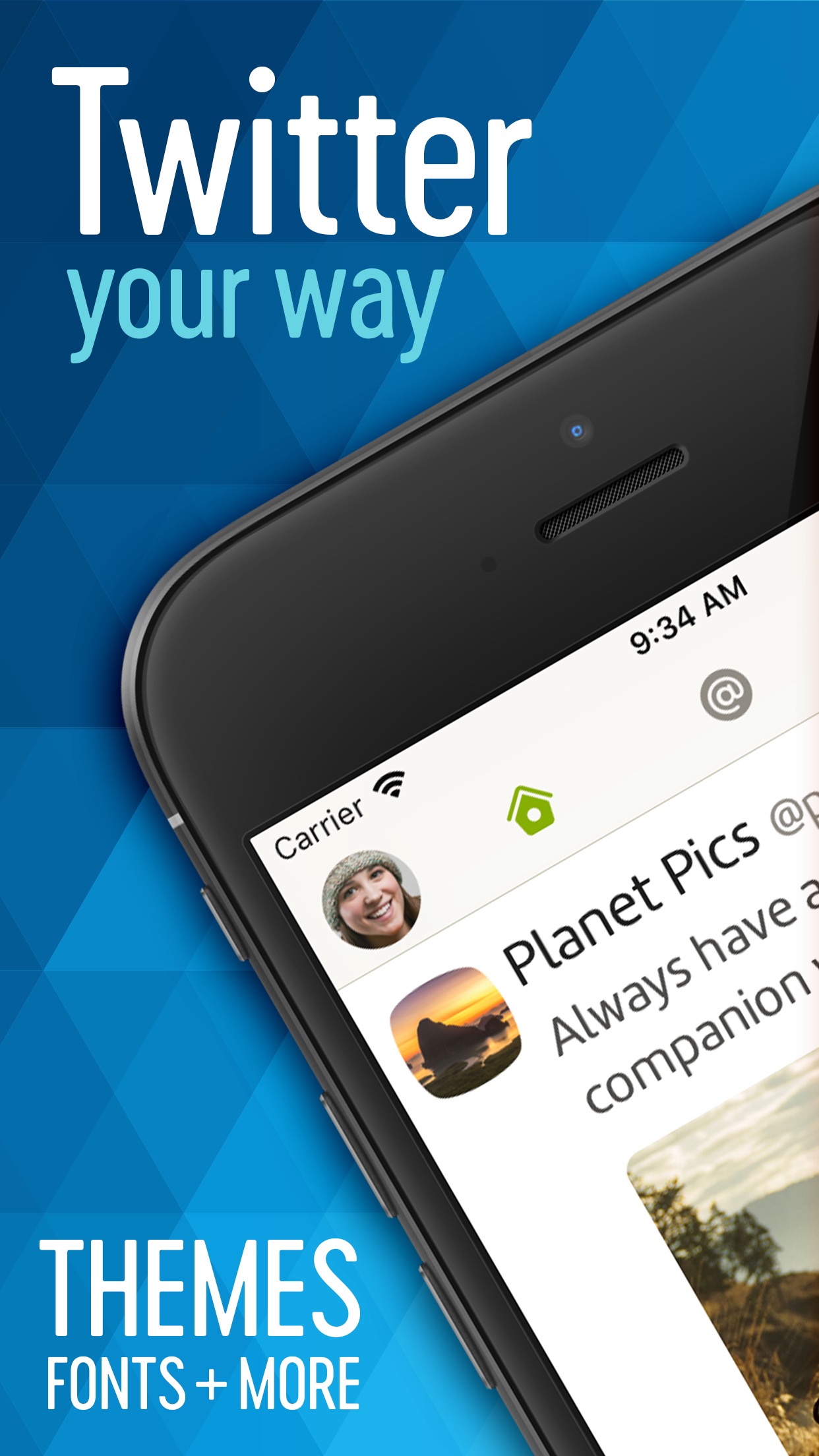 Screenshot do app Twitterrific: Tweet Your Way