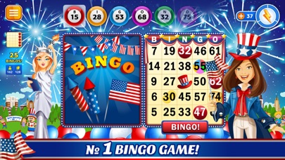 How to cancel & delete 4th of July - American Bingo from iphone & ipad 1