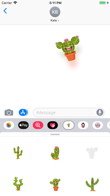 Cute Cactus Stickers