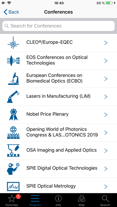How to cancel & delete World of Photonics Congress 19 from iphone & ipad 3