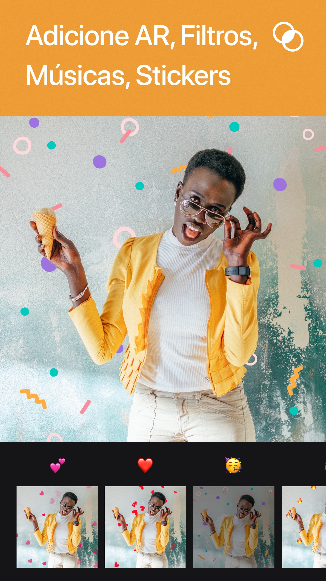 Screenshot do app Criador de GIFs por Momento