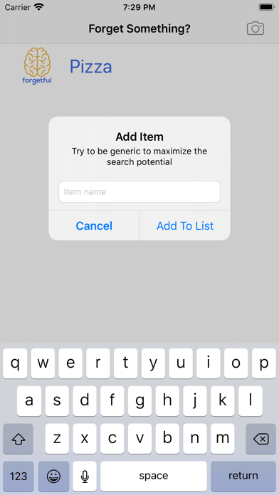 The Forgetful App screenshot 4