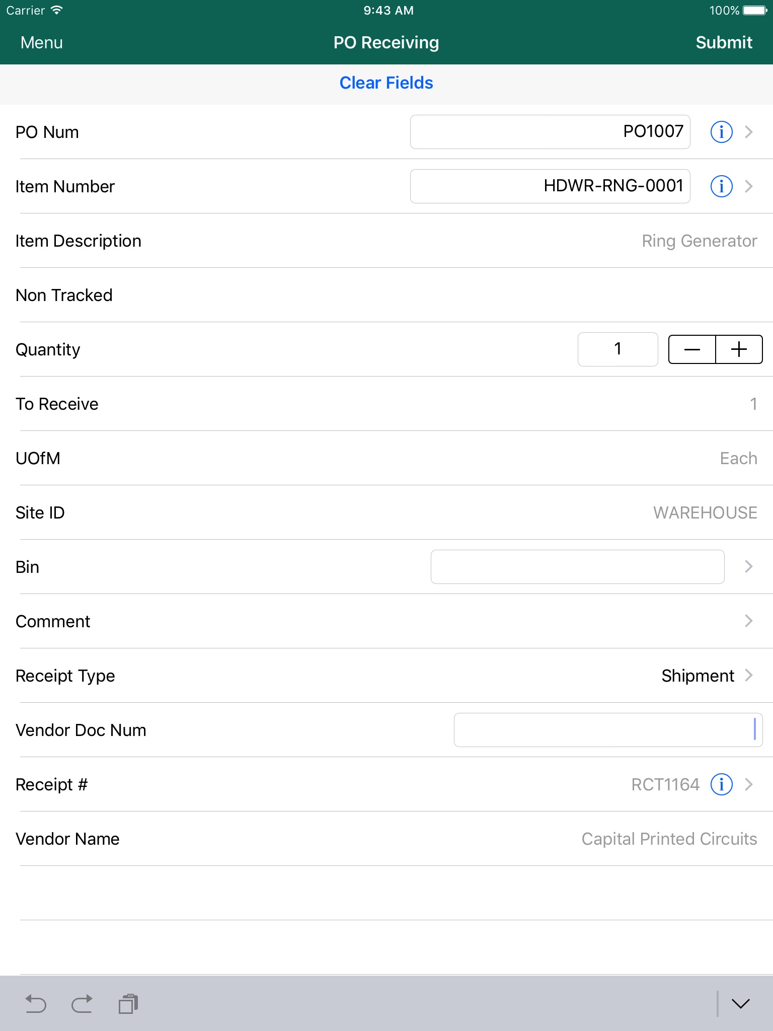 SalesPad Inventory Manager screenshot 3